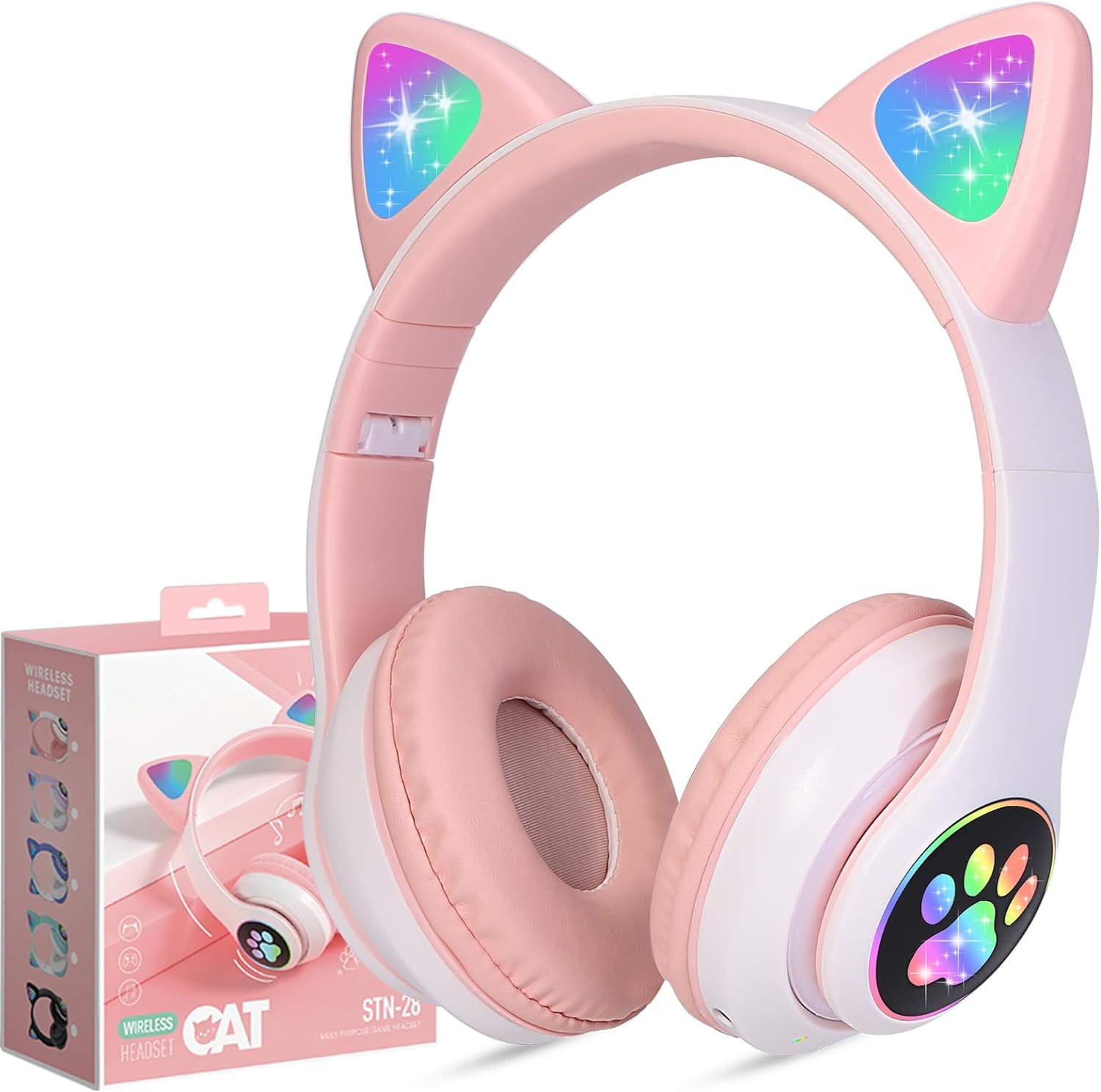 STN-28 Wireless Cat Ear Headset - Image 2