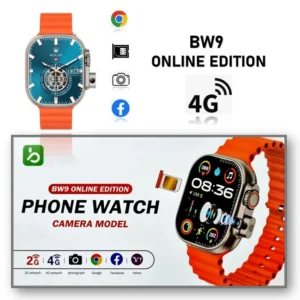 BW9PRO Smart Phone Watch | 4G Sim & Camera Supported